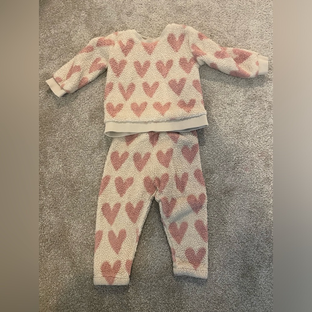 Hanna Andersson fleece marshmallow set
